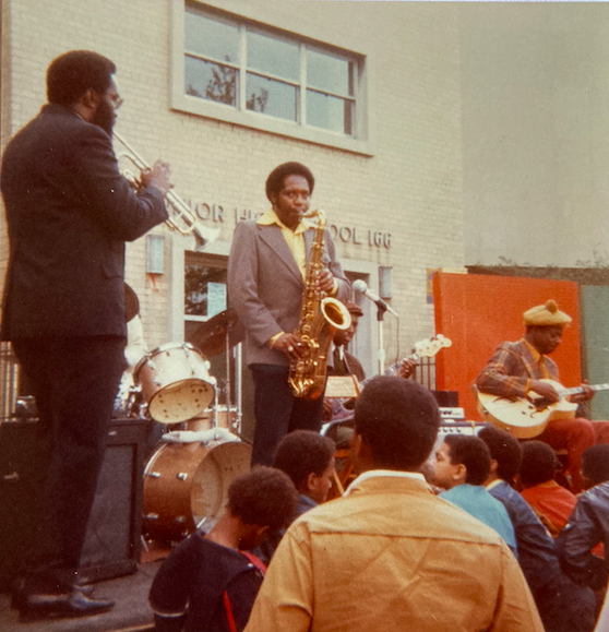 Music in East New York, United Community Centers Fair, circa 1970. Image provided by Neal Last.