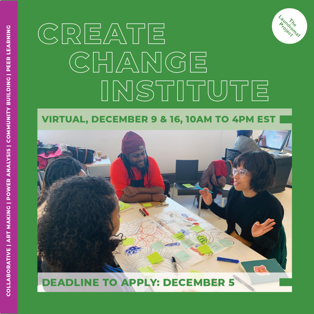 flyer for Create Change Institute 2022
